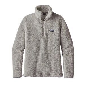 Patagonia Women’s Los Gatos 1/4 Zip Fuzzy Fleece Pullover in Grey Size Medium